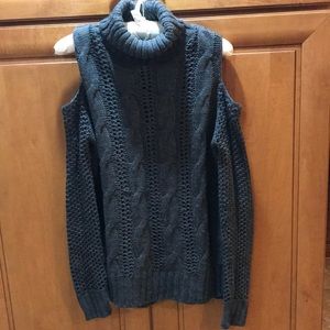 Sweater With Cut Out Shoulders